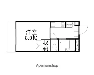 リベールB【204号室】の間取り