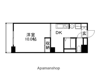 グレースガーデン岡山【4階】の間取り