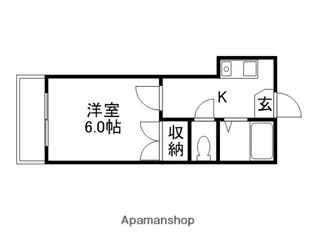 BRUNO原尾島【204号室】の間取り