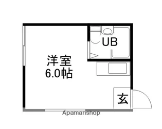 メゾン徳吉【201号室】の間取り