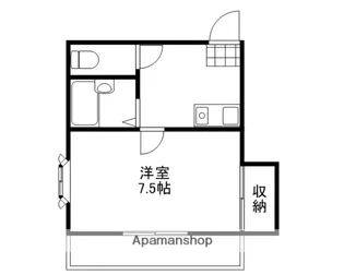 レジデンス津倉【3階】の間取り