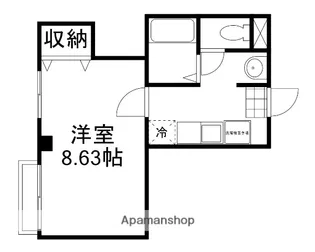 カサブランカ十日市【202号室】の間取り