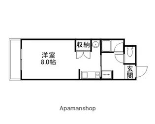 ストゥディオアレズ【407号室】の間取り