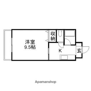 TOUENBLDG【4階】の間取り