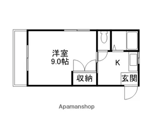 リトルハイム長岡61号館【2階】の間取り