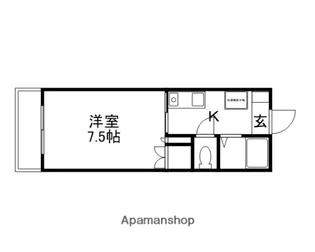 セントフォレスト伊島【5階】の間取り