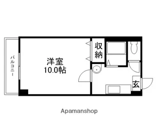 アジュール下中野【3階】の間取り