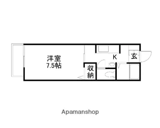 セレーネB【1階】の間取り