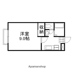 エステートピアM【2階】の間取り