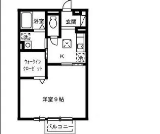 カルチェBOA【2階】の間取り