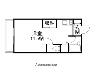 パーティアム津高【2階】の間取り