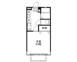グランジャA【2階】の間取り