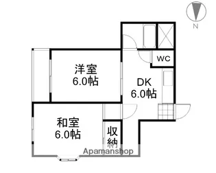 コーポ門田屋敷【2階】の間取り