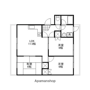 エステート93【105号室】の間取り