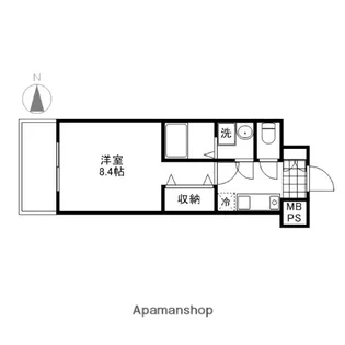 WILLDO岡山駅西口【2階】の間取り