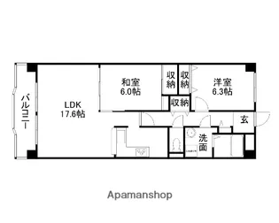 サントノーレ岡山東【3階】の間取り