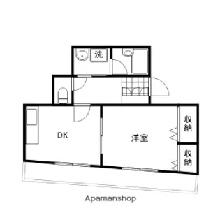 メゾンデュソレイユ【3階】の間取り