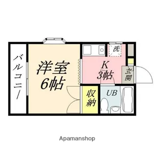 J.S.BACH【306号室】の間取り