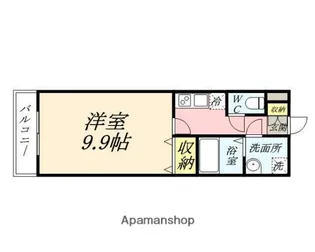 WILLDO岡山大供【12階】の間取り