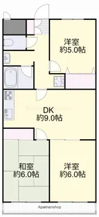 エトリールOMORIⅡ【203号室】の間取り