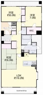 エンヴィーズライフ岡山大雲寺前【6階】の間取り