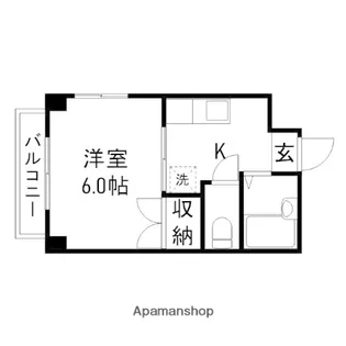 リバーサイド幸和【305号室】の間取り