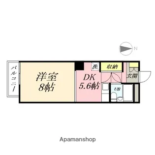 ORANGE医大北 東棟【6階】の間取り