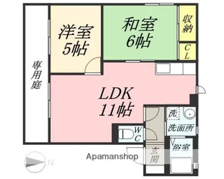 ヴィンテージ A棟【1階】の間取り