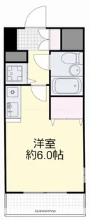 ダイアパレス弓之町【2階】の間取り