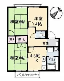 フレグランス邑久郷【2階】の間取り
