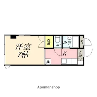 富田町共同ビル【317号室】の間取り