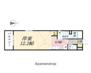 アルファレガロ岡山駅前【301号室】の間取り