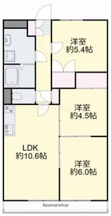 ネクスト倉田 西館【2階】の間取り