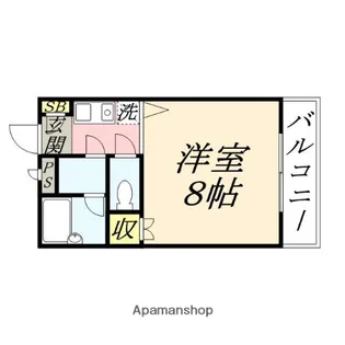 プリメゾン岡山南方【1階】の間取り