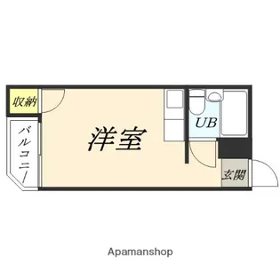 SOハイツ岡山【3B号室】の間取り