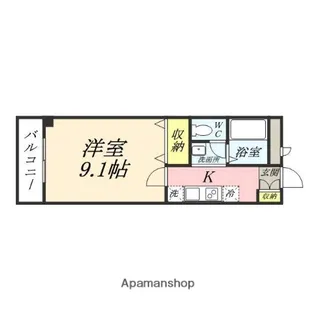 タイショウ7ビル【8階】の間取り