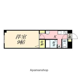 WELLNESSハレルヤ【506号室】の間取り