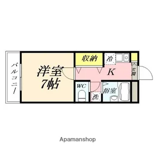 シャンティ吉備A棟【2階】の間取り