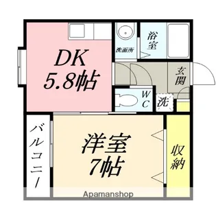 ESPACE東古松【3階】の間取り