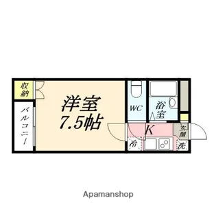 アークヒルズ大元【202号室】の間取り