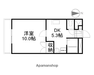 サニーコスモⅡ【103号室】の間取り