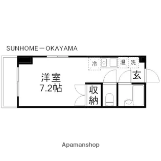 セイントヴィラ医大南【4階】の間取り