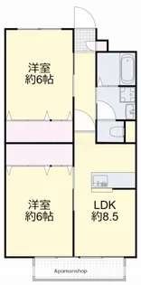 武田マンション【301号室】の間取り