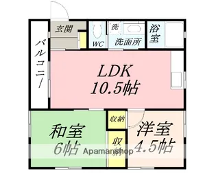 シャリテホサキ【2階】の間取り