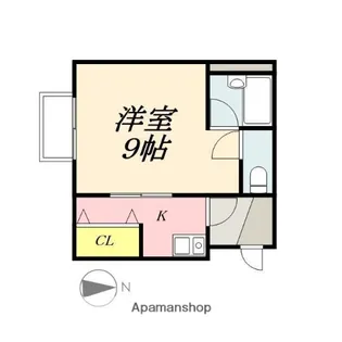 ル・ブラン徳吉町【304号室】の間取り