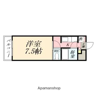 ラ・パルテール医大南【4階】の間取り