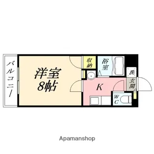 アレグリア内山下【10階】の間取り
