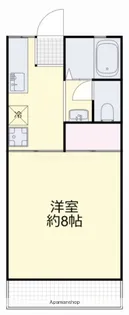 コーポ・レーベン B棟【1階】の間取り
