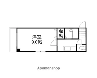 ビッグバーンズマンション清輝橋【201号室】の間取り