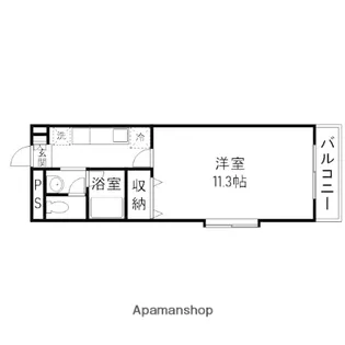 ピアシティ南方【3階】の間取り